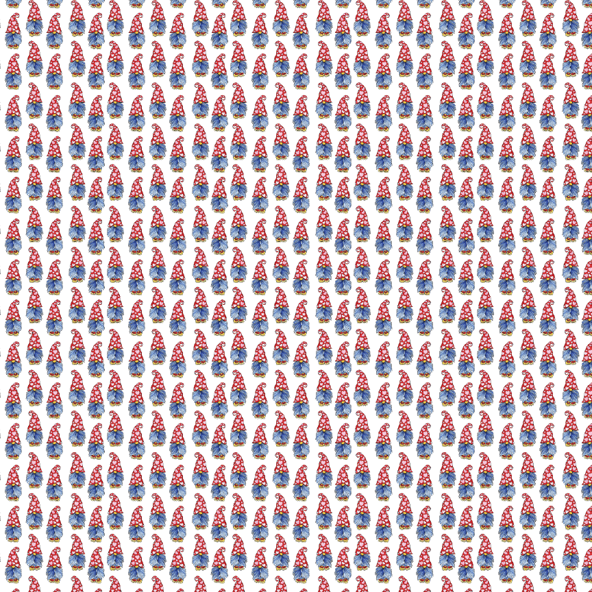 Valentine Gnomes Pattern Acrylic Sheet - CMB Pattern Acrylic